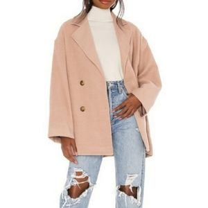 Free People Hannah Slouchy Double Breasted Blazer